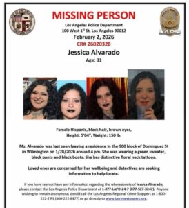 Read more about the article Jessica Alvarado CA Missing Person,Help Find Jessica Alvarado–Last Seen In Wilmington